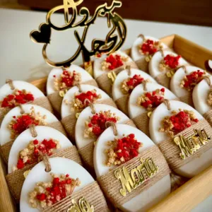 Hijab Occasion Soap Favors Personalized Gift Design - 8x8x3 cm