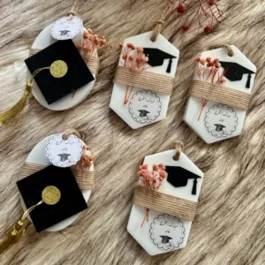 Handmade Graduation Soap Favors with Custom Colors