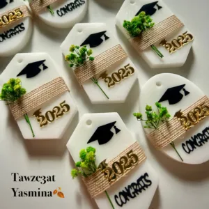 Handmade Graduation Soap Favors with Custom Colors