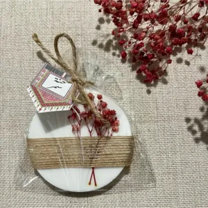Handmade Wedding Scented Soap Favors with Custom Colors & Fragrances - Ribbon & Bouquet