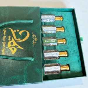 Luxury Musk Gift Set – 5 x 12 ml Concentrated Perfume Oils