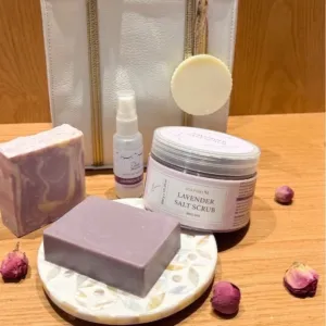 Lavender Dream Gift Set for calming lavender gift routine