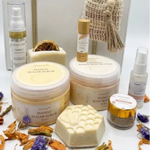 Mango And Honey Glow Gift Set for glowing body care gift