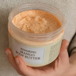 Mango Body Butter with vitamins A and E rich whipped moisturizer