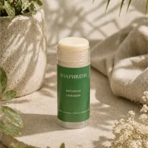 Patchouli Lavender Deodorant for aluminum-free daily freshness