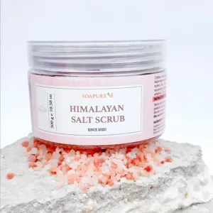 Handmade Himalayan Salt Scrub with mineral salt scrub