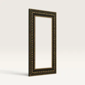 Hand-Painted Wooden Wall Mirror with Mandala Frame (Available In Sizes)