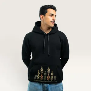 Rumi Heritage Hand-Embroidered Hoodie (Available In Sizes)