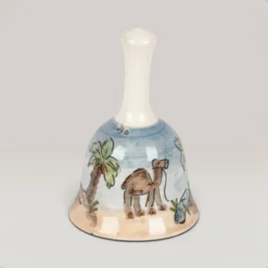 Handmade Ceramic Bell with Custom Size Options for Home Decor