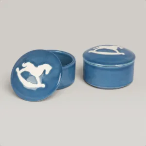 Handmade Ceramic Bonbonniere with Custom Size Options for Table Decor