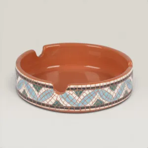 Handmade Ceramic Cigar Ashtray for Table Decor with Custom Finish
