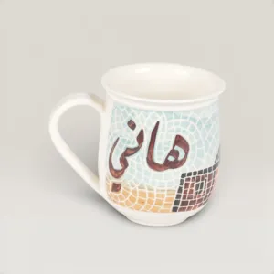 Handmade Ceramic Mug with Custom Size Options for Table Decor
