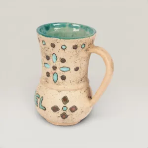 Handmade Ceramic Large Mug with Custom Size Options for Table Decor