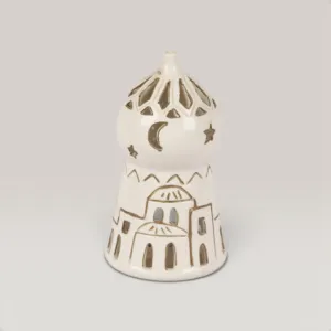 Handmade Ceramic Candle Holder for Table and Home Decor