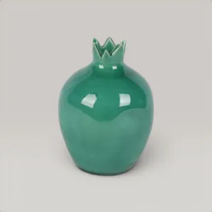 Handmade Ceramic Pomegranate Vase for Table and Home Decor