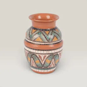 Handmade Ceramic Pomegranate Vase with Custom Size Options