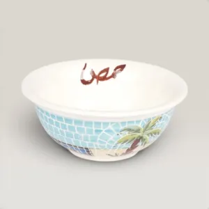 Handmade Ceramic Custom Writing Bowl for Table and Home Decor