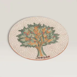 Handmade Ceramic Hanging Plate for Table and Home Decor