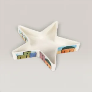 Handmade Ceramic Star Plate for Table and Home Decor for Table Decor
