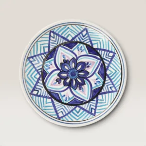 Handmade Ceramic Hanging Plate with Custom Size Options