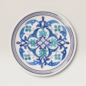 Handmade Ceramic Hanging Plate with Custom Size Options