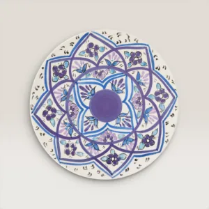 Handmade Ceramic Hanging Plate with Custom Size Options