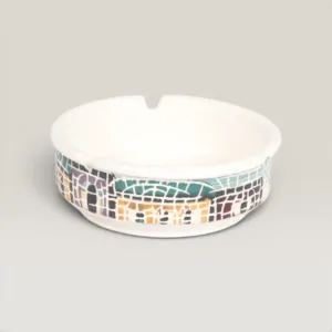 Handmade Ceramic Ashtray with Custom Size Options for Table Decor