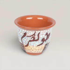 Handmade Ceramic Arabic Coffee Cup with Custom Size Options