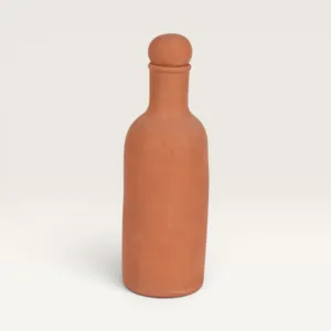 Handmade Ceramic Water Jar with Lid for Table Decor - 8x28cm