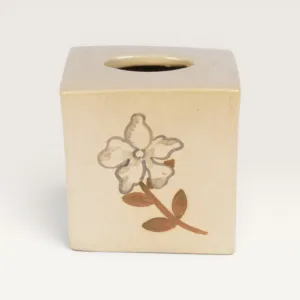Handmade Ceramic Tissue Box for Home Decor with Custom Finish