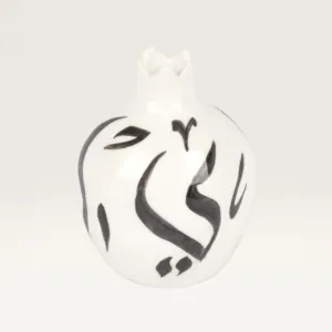 Handmade Ceramic Pomegranate Vase with Custom Size Options