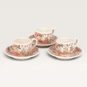 Handmade Ceramic Turkish Coffee or Tea Cup with Custom Size Options