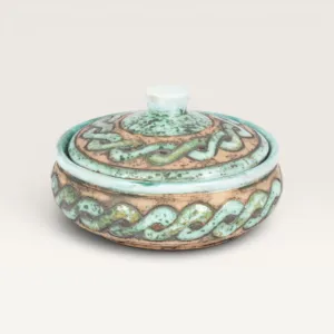 Handmade Ceramic Serving Dish with Lid - Custom Size Options