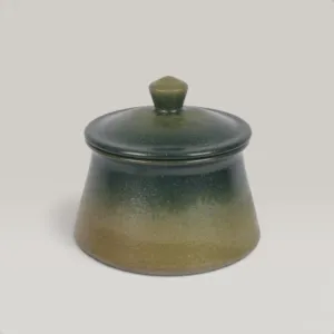 Handmade Ceramic Cooking Pot with Lid and Custom Size Options