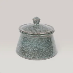 Handmade Ceramic Cooking Pot with Lid and Custom Size Options