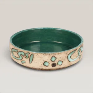 Handmade Ceramic Antique Serving Bowl - Custom Size Options