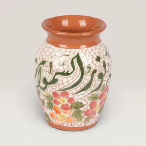 Handmade Ceramic Vase with Custom Size Options for Home Decor