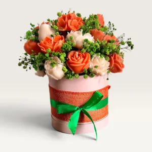 Handmade Scented Candle Flower Bouquet Arrangement