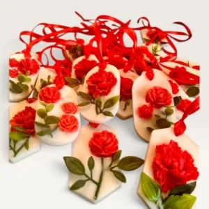 Handmade Rose Scented Hanging Favor Ornament for Small-Space Fragrance