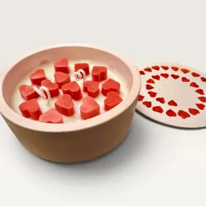 Handmade Soy Wax Scented Concrete Bowl Candle – 200 g