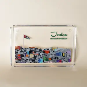 Amman Cityscape Clear Acrylic Tray – 15 x 19 cm