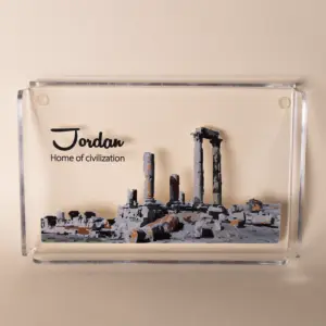 Amman Citadel Clear Acrylic Tray – 15 x 19 cm
