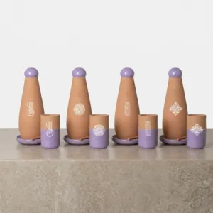 Alkaline Terra Purple White VIP Set 950ml (Calligraphy or Pattern)