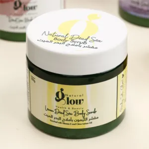 Dead Sea Body Scrub 250g – Vitamin E, Dead Sea Salt, Lemon Scent