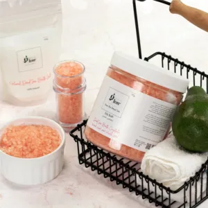 Dead Sea Bath Salts 1 kg – Magnesium, Minerals, Avocado