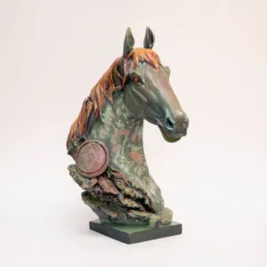 Luminous – Glow in Dark Gypsum Marble Sculpture – 36x26 cm