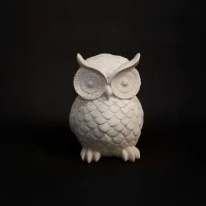 Forest Guardian - Nature Gypsum Marble Figurine - 20x18 cm