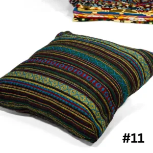 Handcrafted Bedouin Cushion Cover - Square Woven Design - 43x43 cm