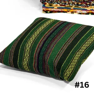 Handcrafted Bedouin Cushion Cover - Square Woven Design - 43x43 cm