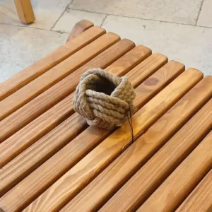 Handcrafted Small Jute Bowl - Natural Fiber Storage Décor - 10x6 cm